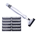 Taconic Heavyweight Atra-Compatible Pivot Razor with 10 Cartridges
