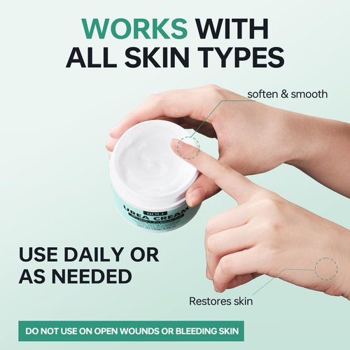 BOLI Urea Cream 42 Percent, Plus 2% Salicylic Acid, Foot Cream for Thick, Cracked, Rough & Dry Skin, Deep Moisturizer for Feet, Elbows, Hands and Knees (5.29 oz)