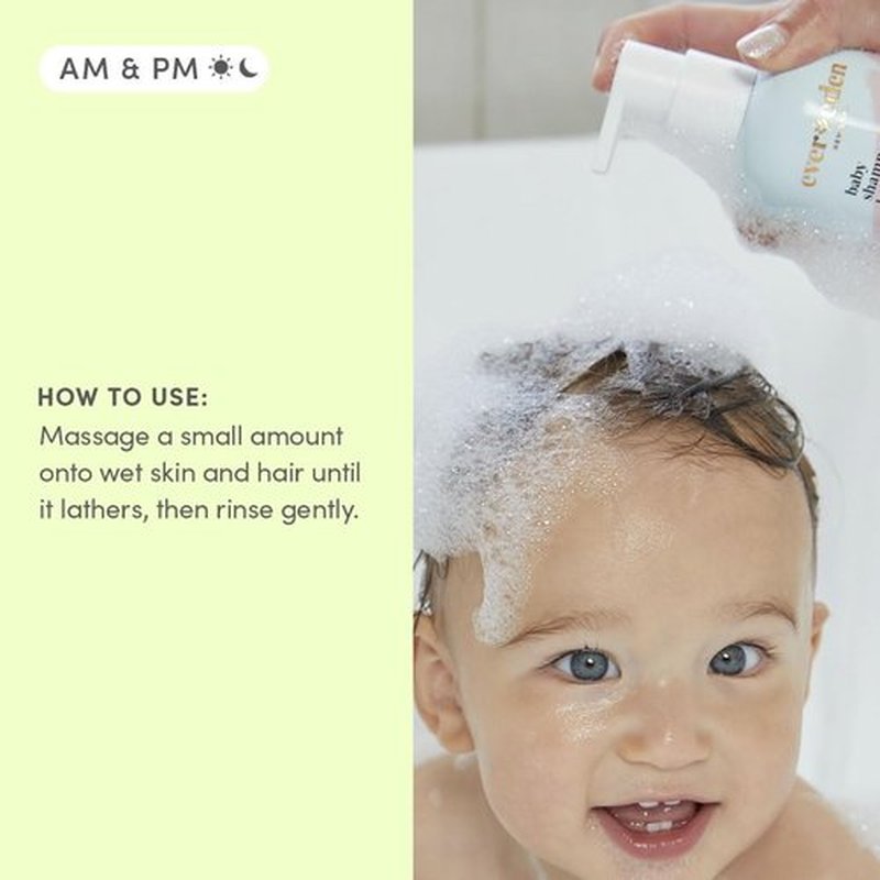 Evereden Baby Shampoo & Body Wash - Gentle 2-in-1 Hydrating Formula for Sensitive Skin | 8.5 fl oz
