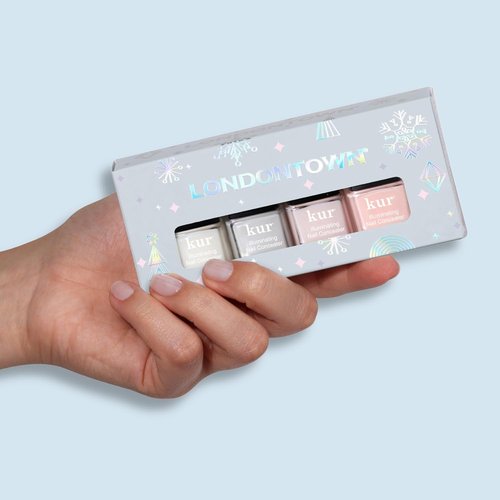 LONDONTOWN Kur Illuminating Nail Concealer - Vegan & Cruelty-Free Sheer Nail Polish | Long-Lasting Brightening Care