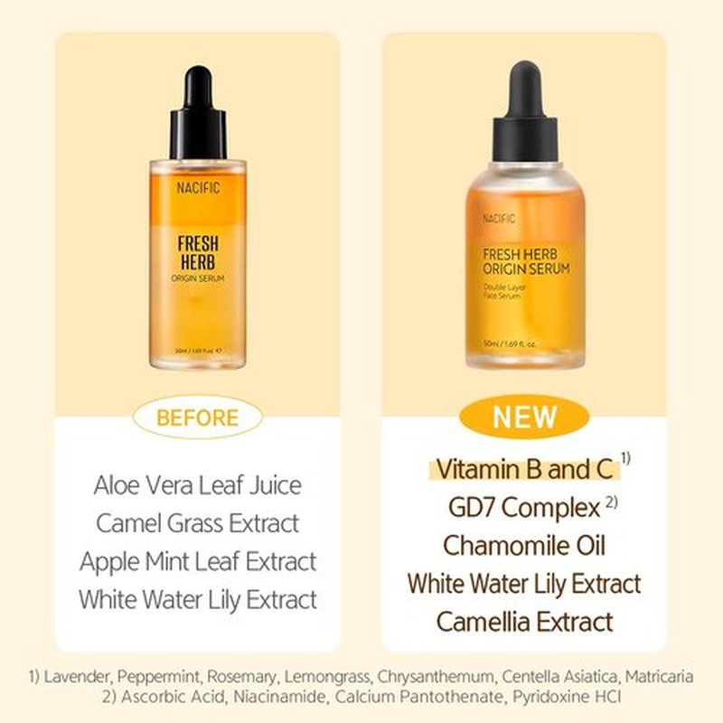 NACIFIC Fresh Herb Origin Triple Set - Moisturizing Toner, Serum & Cream with 82% Pot Marigold Water | 150ml, 50ml Each