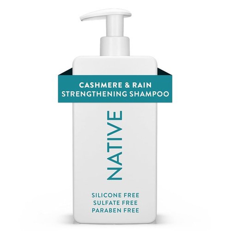Native Strengthening Shampoo - Cashmere & Rain Scent | 16.5 fl Oz for Luxurious Hair Care