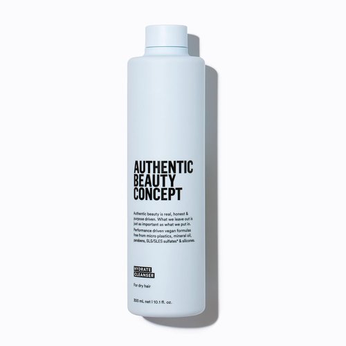 Authentic Beauty Concept Hydrate Cleanser - Moisturizing Shampoo for Normal to Dry or Curly Hair | Vegan & Cruelty-Free