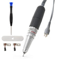 Nail Drill Handpiece for UP200, KUPA Manipro KP55, KP60, KP5000 Machine, 35000RPM Professional Electric Nail File Handle Replacement 3 Pins for Manicure Art Tool, Low Noise and Smooth (Only Handpiece)