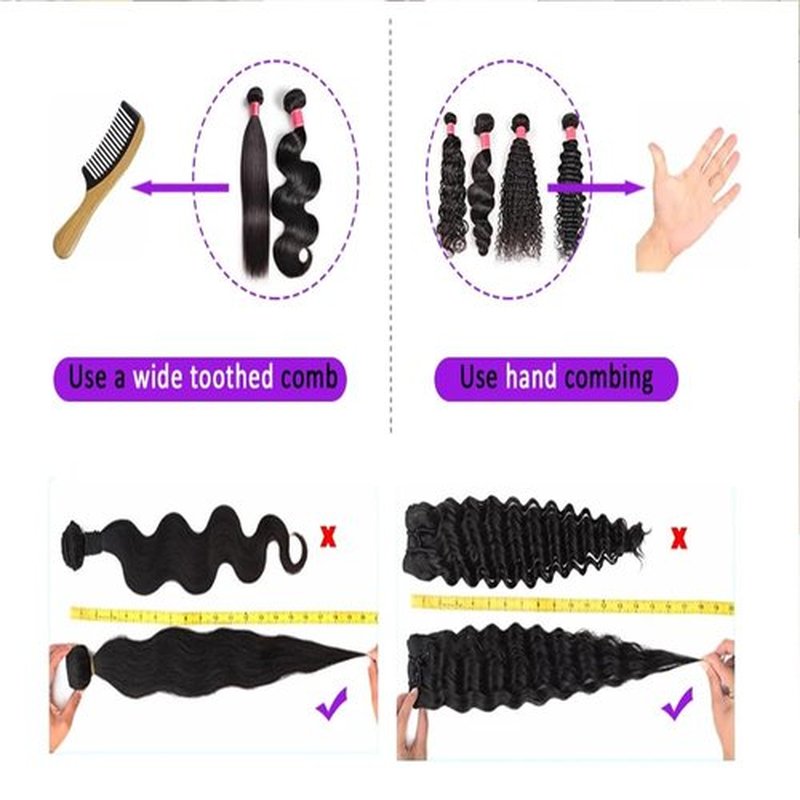 BilltiiWW #1B Straight Human Hair Bundles 20 22 24 Inch Brazilian Remy Human Hair Bundles Weave Extensions Soft and Silky for Women