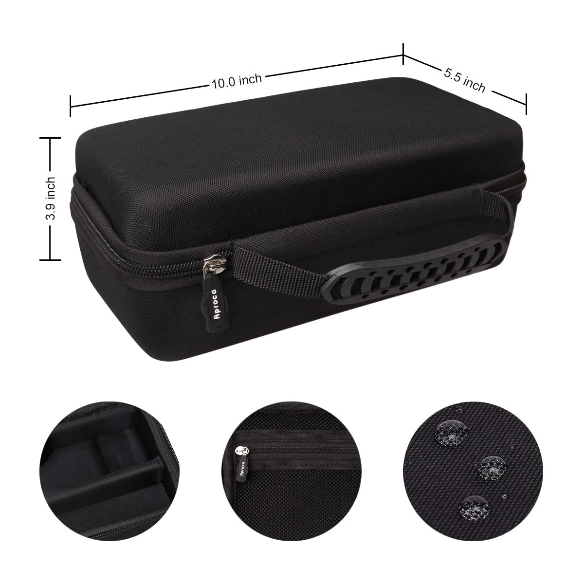 Aproca Case Compatible with Andis 24675 UltraEdge 2-Speed Detachable Blade Pet Dog Clipper, Portable Storage Bag for Accessories (Case Only)