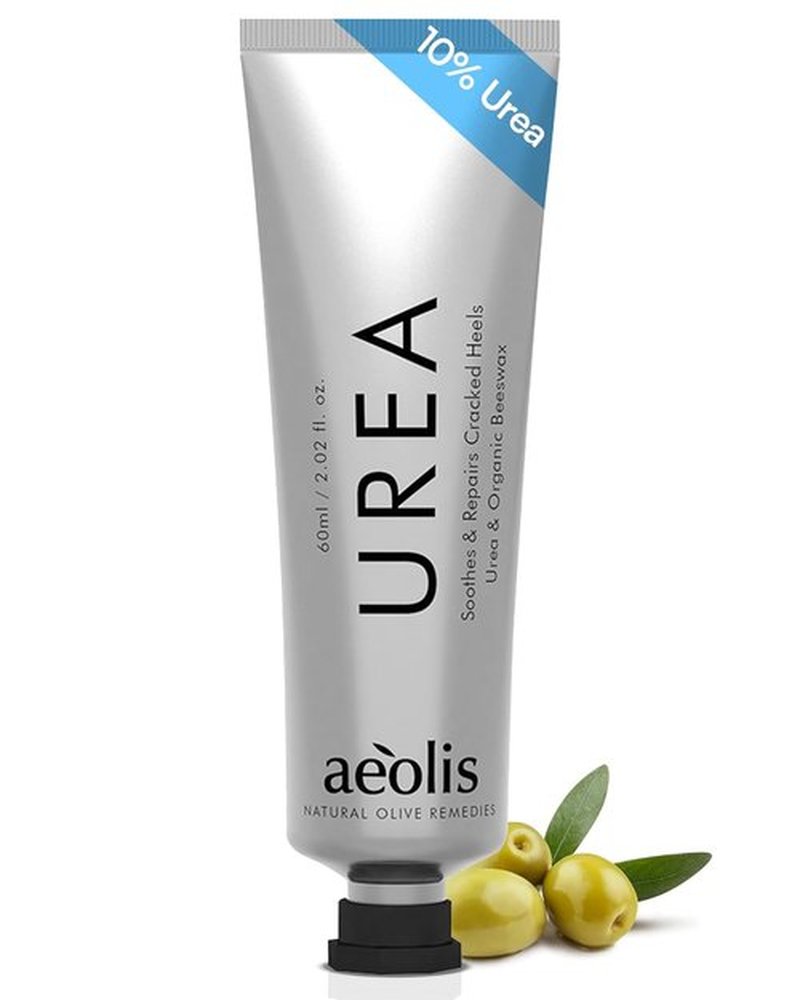 AEOLIS 10% Urea Foot Cream - Deep Moisturizing Treatment for Cracked Heels | 2.03 fl oz with Beeswax & Shea Butter