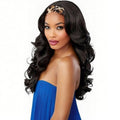 Aminow Wavy Headband Wig Synthetic Body Wave Headband Wigs for Black Women Glueless Half Wig Soft & Natural as Human Hair (Natural Black, 20 Inch)