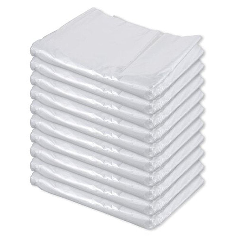 100 Pcs Disposable Hair Cutting Capes 47 x 36 Inch Waterproof Barbershop Hair Salon Cape Plastic Hair Dye Coloring Apron Shawl Hairstylist Clear Barber Shampoo Cape