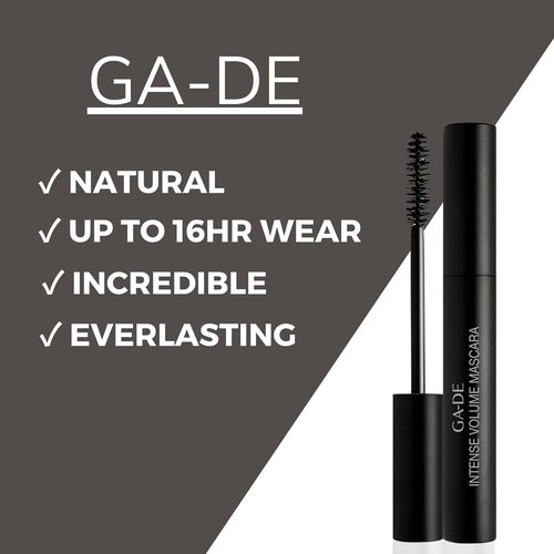 GA-DE COSMETICS Intense Volume Mascara - Bold Black Formula for Dramatic Lashes