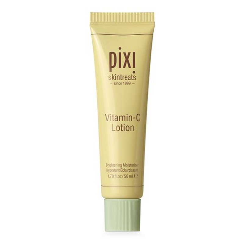 Pixi Beauty Vitamin-C Lotion 50ml | Brighten And Improve Skin Tone | Daily Moisturizer With Orange, Grapefruit, and Olive Oil | Rich Hydration | 1.7 Fl Oz