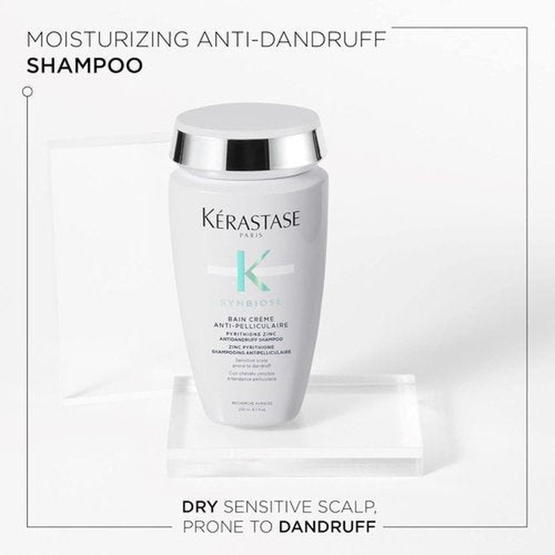 Kerastase Symbiose Anti-Dandruff Shampoo Crème - Hydrates Scalp & Hair | Sulfate-Free | 8.5 Fl Oz