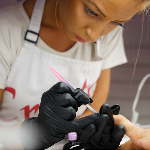 15pc Nail Art Brush Set - Design & Clean Up Brushes for Acrylic & Gel Polish Painting