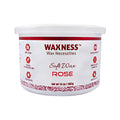 Waxness Creamy Soft Wax Tin Rose 14 oz (400 g) – Professional Strip Wax with Creamy Formula for Face & Body, Ideal for Coarse Hair – Made in Italy