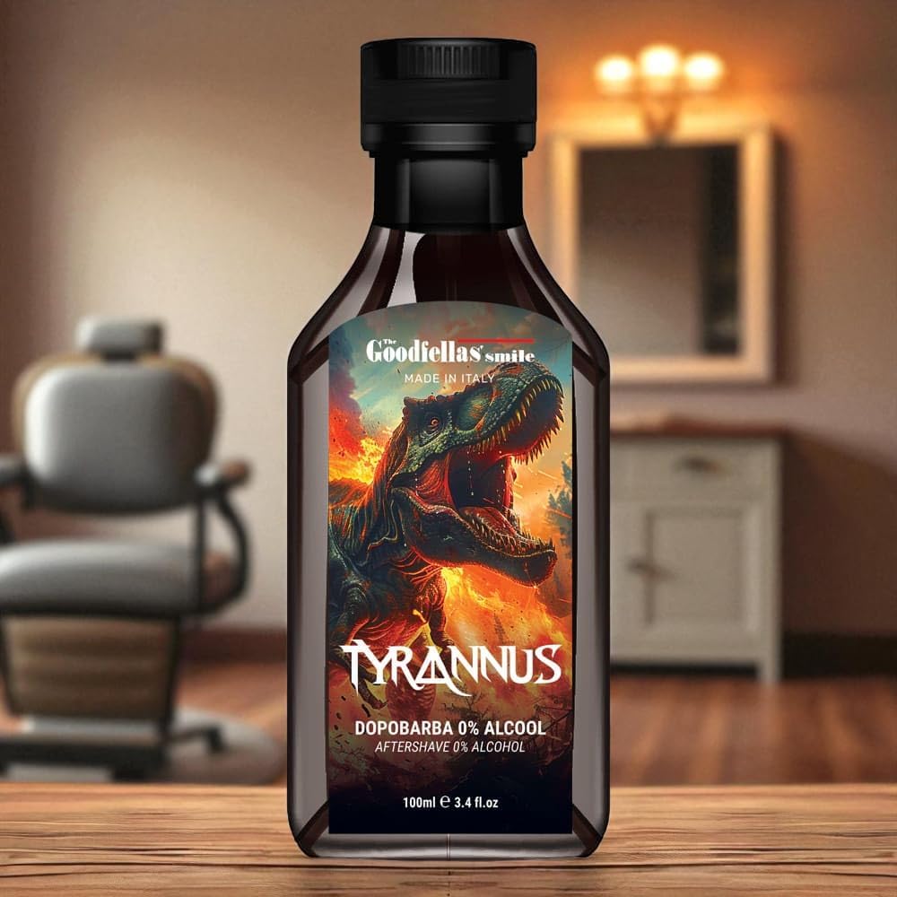Goodfellas' Smile Tyrannus Alcohol-Free Aftershave, 100ml, Made in Italy