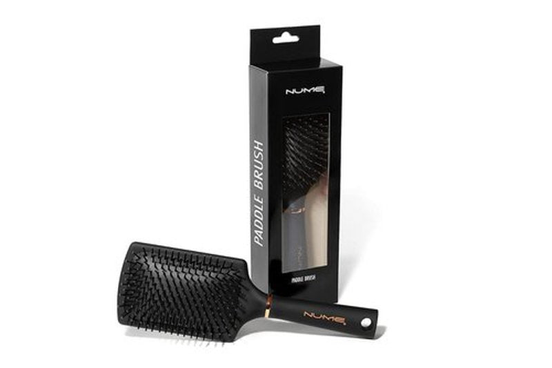 NuMe Paddle Brush - Detangling & Straightening Hairbrush for Smooth Finish | Wet & Dry Use