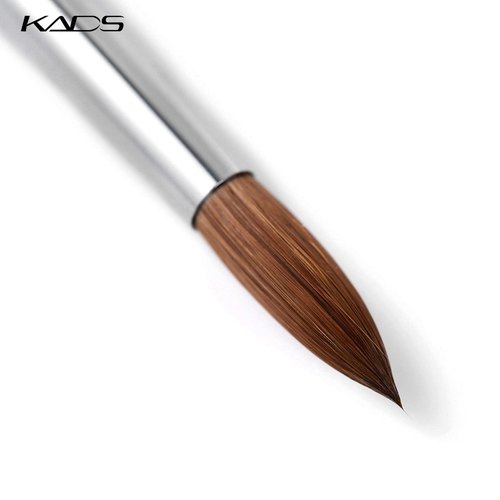 KADS Kolinsky Sable Pen Red Wood Acrylic Brush for Nail Art Nail Art Manicure Tool Acrylic Nail Brushes-12#