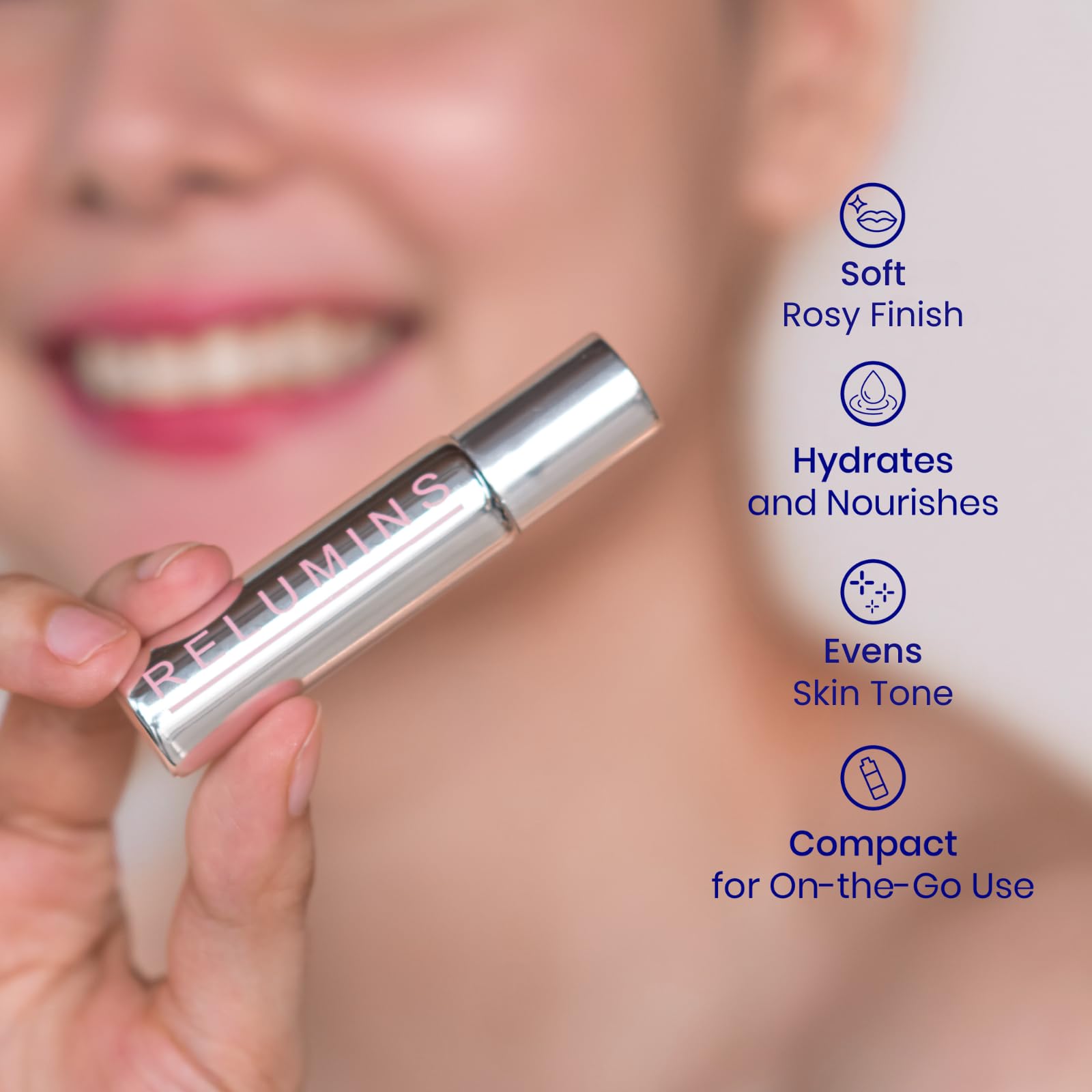 Relumins Nip and Lip Roll-On – Hydrating, Nourishing Formula with Carrot Seed Oil Extract – 10ml for Smooth, Soft, and Naturally Radiant Lips and Nips