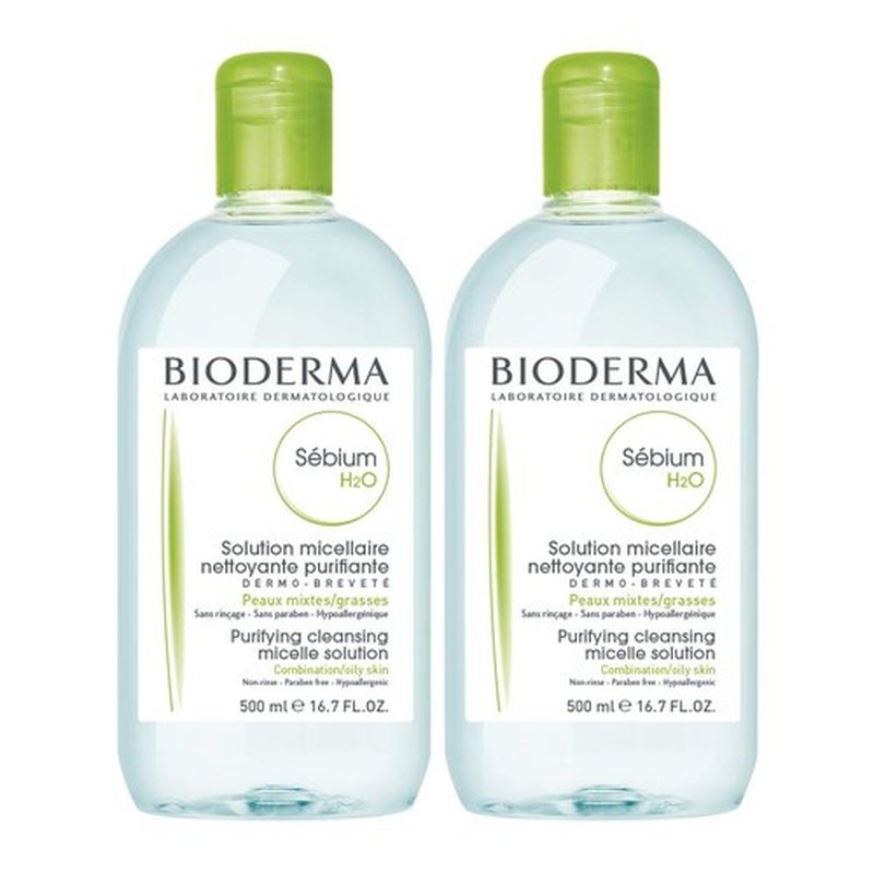 Bioderma - Sébium H2O Micellar Water - Gentle Facial Cleanser & Makeup Remover for Oily Skin