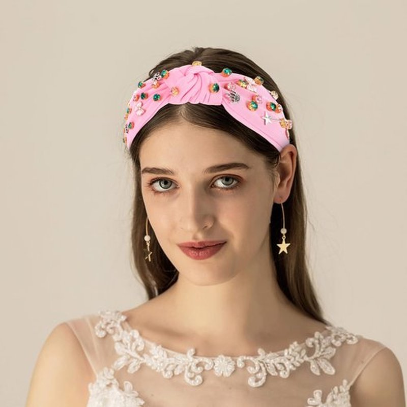 BAHABY Knotted Headbands for Women Girls Good Witch Headband Cute Hair Accessories for Movie Fans Gifts for Teens