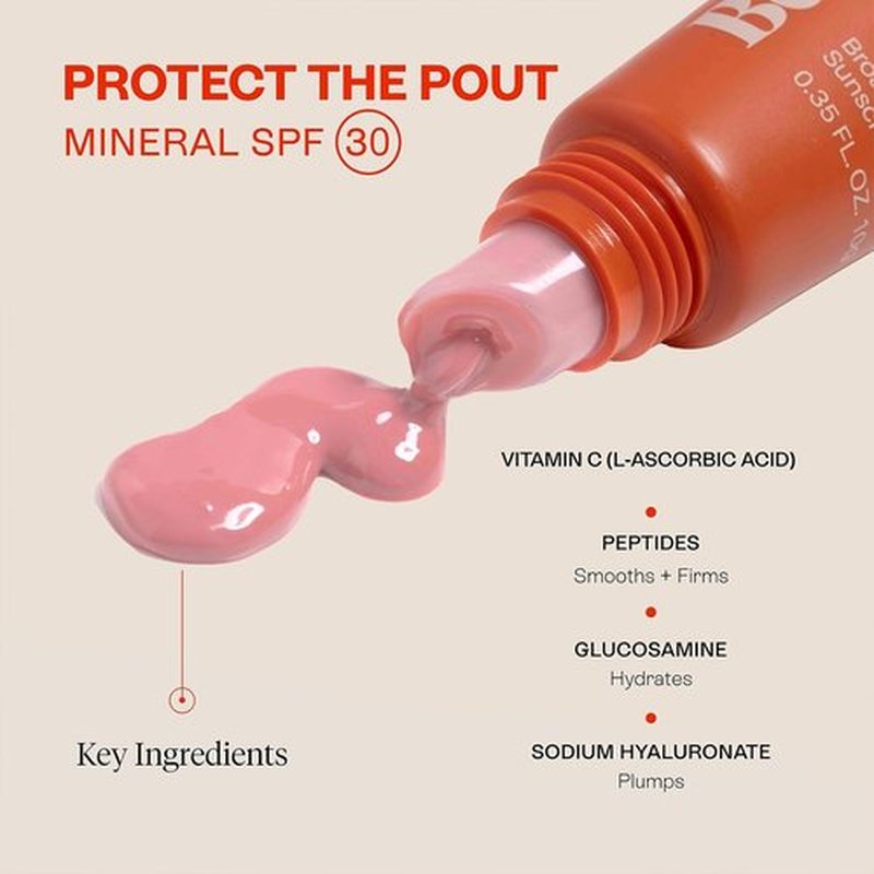 BeautyStat C Lip Serum - Nourishing Hydration in Baby Pink Shade