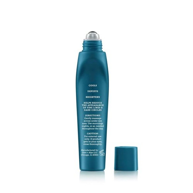 Oars + Alps Under Eye Roller - Caffeine & Aloe Vera Infused Eye Depuffer for Fine Lines | 0.5 Oz
