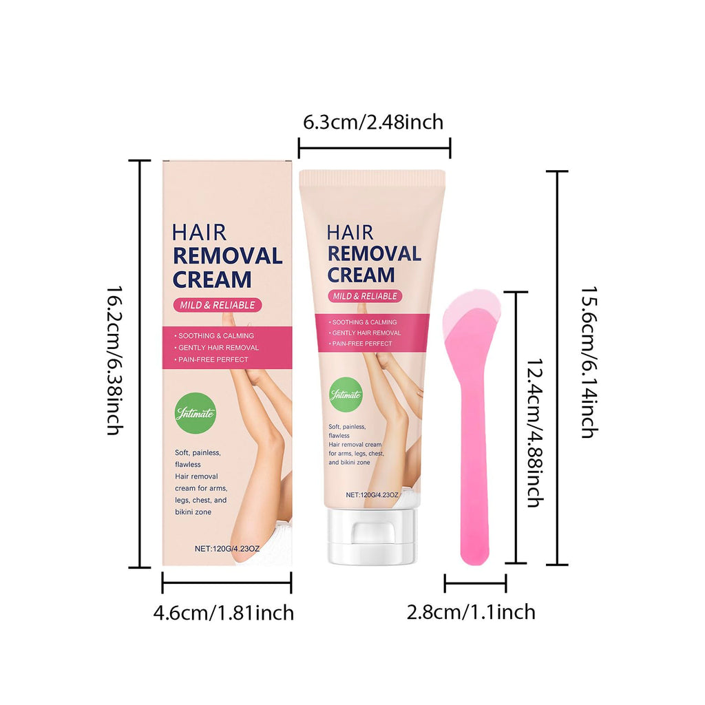 Hair Removal Cream for Women, Bikini Line Depilatory, 4.32 Fl Oz