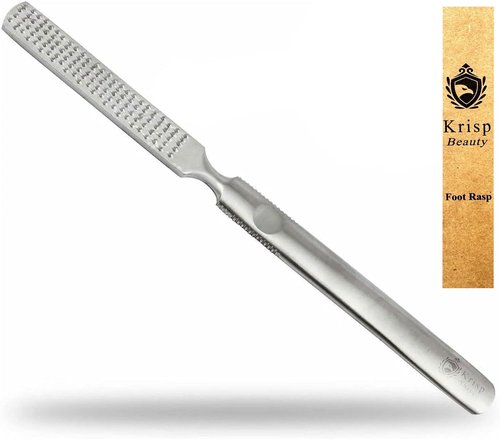 Krisp Beauty Foot Rasp - Professional 7” Callus Remover & Pumice Pedicure Tool for Smooth Feet