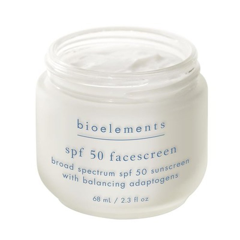 Bioelements SPF 50 FaceScreen | Antioxidant Broad-Spectrum Sunscreen Moisturizer - 2.3 oz - Vegan & Cruelty-Free