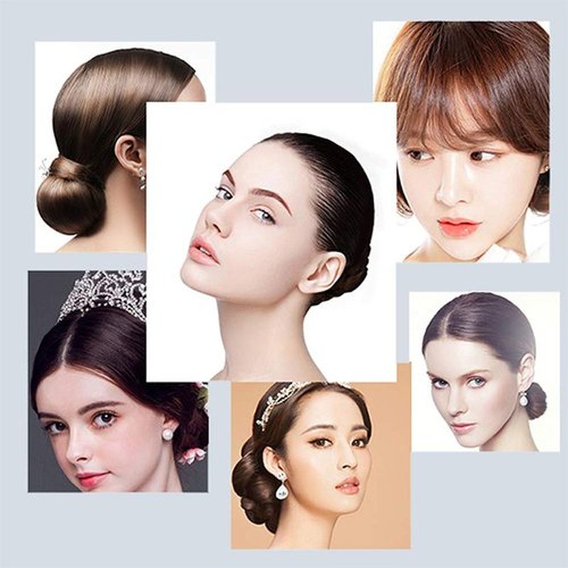 QiBest Hair Finishing Sticks, 3 Pack × 18ML Small Broken Hair Styling Gel for Flyaway Hairs, Natural Moisturizing Refreshing and Non-Greasy, Shiny on Party, Wedding, Award, Interview