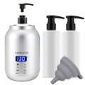 LINBEAUTI Massage Oil Warmer with Two Oil Bottle Dispenser, Lotion Bottle Warmer, Smart Touch Key Electric Warm Lotion Dispenser, Lube Gel Cream Warmer for Home Pro Salon Spa Massage
