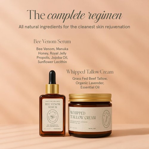 KUSHI Bee Venom Serum - Hydrating & Firming Face Serum for Radiant Skin - 15ml, Cruelty-Free, No Parabens