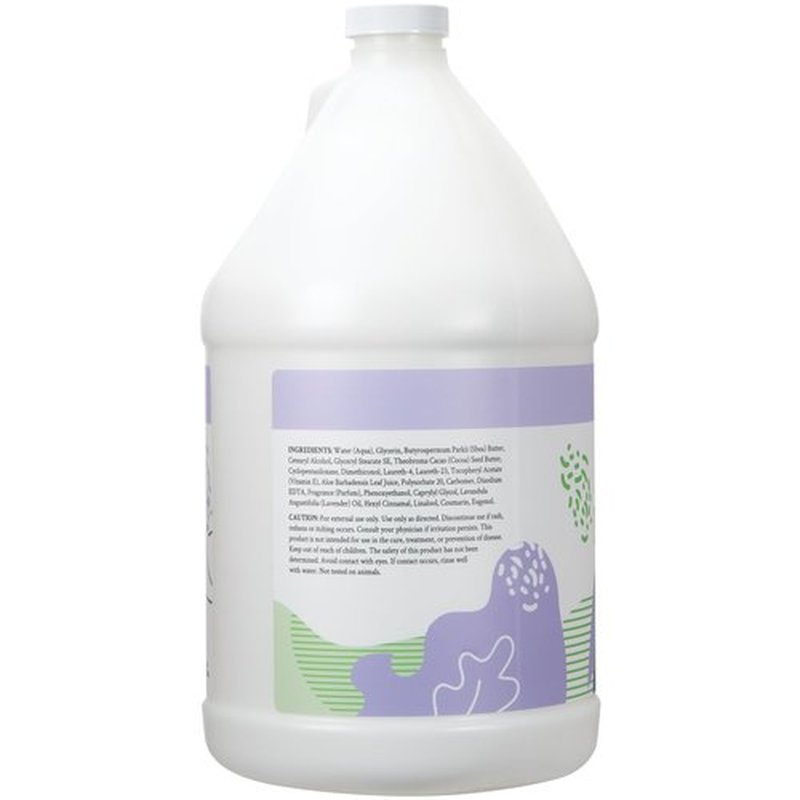 Ginger Lily Farms Botanicals Soothing Butter Lotion for Dry Skin, 100% Vegan & Cruelty-Free, Lavender Chamomile Scent, 1 Gallon Refill (128 fl oz)