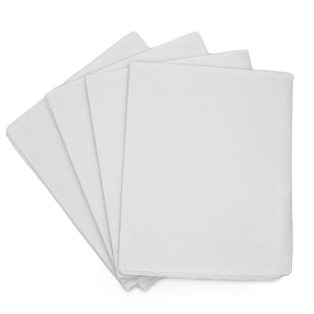 Avalon Single-Use Medical Patient Drape Sheets, White, 40” x 48” (Pack of 100) ― 2-Ply Tissue ― Pebble Embossed ― Latex-Free Medical Supplies ― Tattoo Supplies (214)