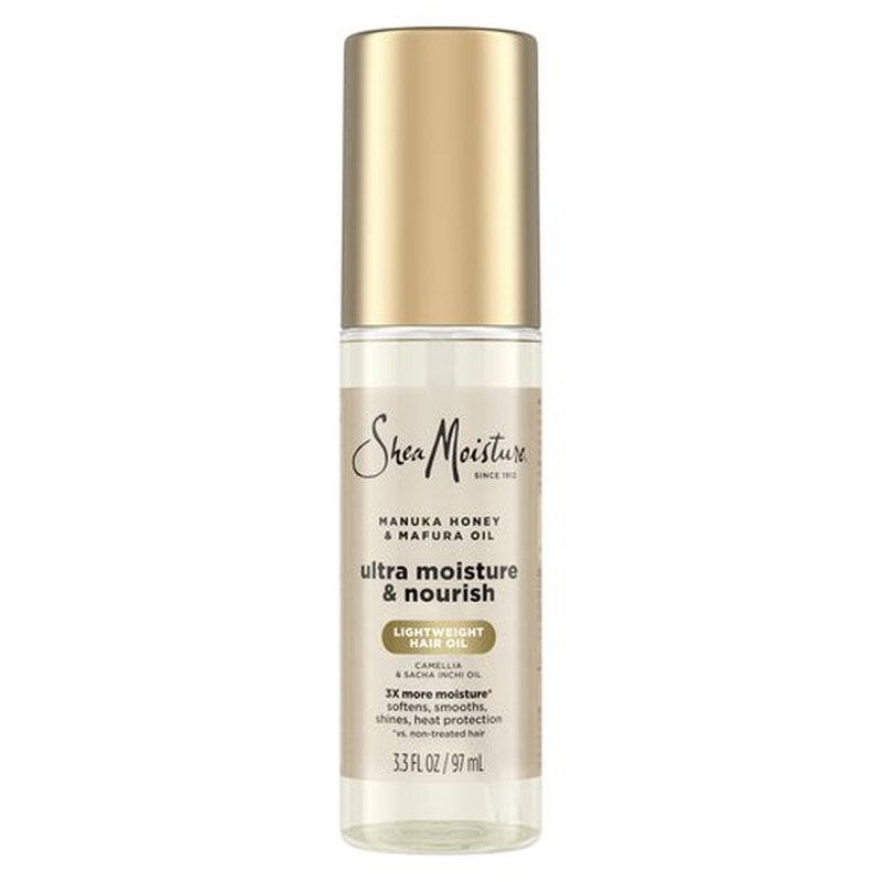 Shea Moisture Ultra Nourishing Manuka Honey & Mafura Oil Manuka Honey & Mafura Oil Instantly Hydrates And Smooths Hair 3.3 Fl Oz