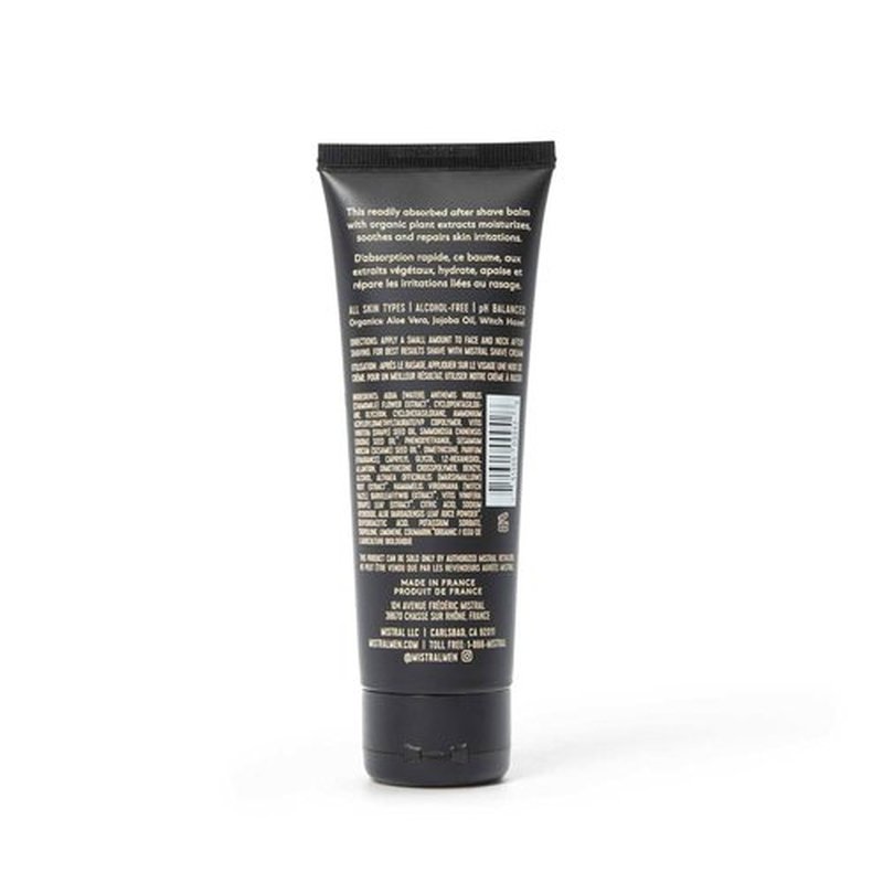 Mistral After Shave Balm - Bourbon Vanilla | Hydrating Aloe & Jojoba Oil Formula | 2.7 Fl Oz, Non-Greasy Moisturizer