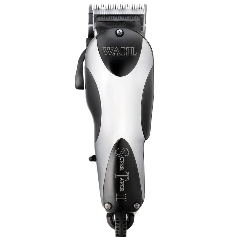 Wahl Professional Super Taper II Corded Clipper - Adjustable Blade Hair Cutting Tool | High Performance Silver