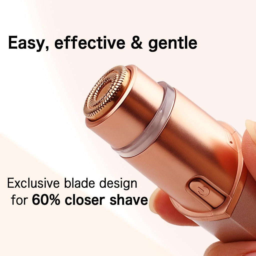 Replacement Heads Generation 3 for Flawless Facial Hair Remover, Replacement Blades for Women 2 Pack Gold