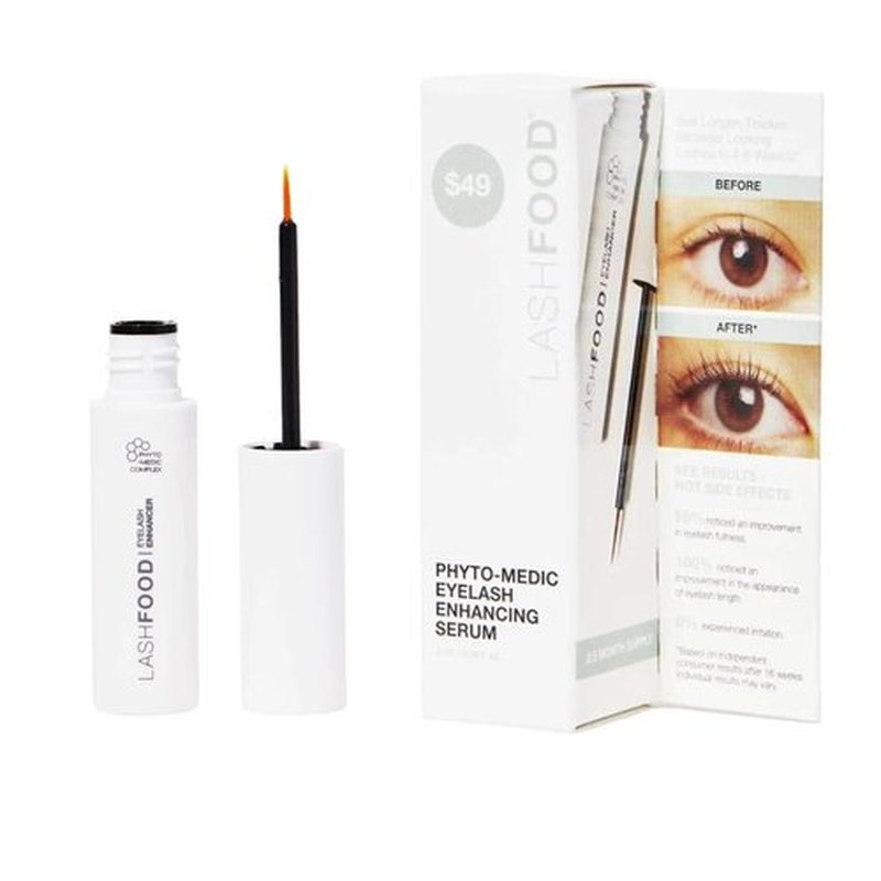 LashFood Eyelash Serum - Premium Growth Enhancer with Phyto-Medic Complex | 2.5 Month Supply for Longer, Fuller Lashes - 0.05oz