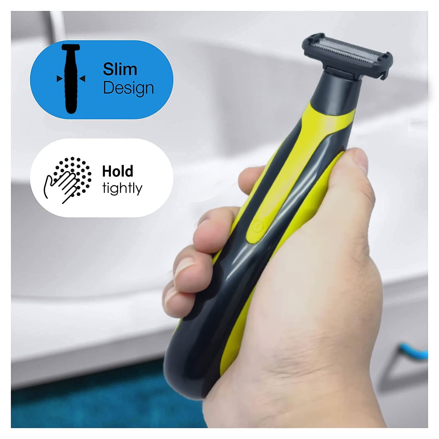 LINMEI Men's Electric Trimmer USB Rechargeable Shaving Razor Portable Close Face Shaver Painless Waterproof Wet Dry Shaver for Face Hair and Beard Style