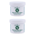 COCOCARE Shea Butter Cream, 4oz Jar - Super Rich Formula, Lightly Scented Body Moisturizer with Coconut Oil - Fast Absorbing Non-Greasy Care for Body, Hands, Feet, Elbows, Knees - 2 Pack