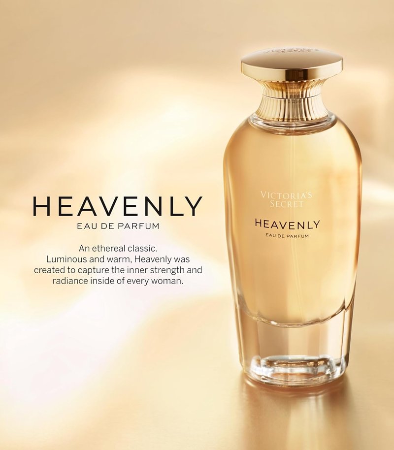 Victoria's Secret Heavenly Eau de Parfum - Gold Musk, Vanilla Sandalwood & White Jasmine | 1.7 oz Women’s Fragrance