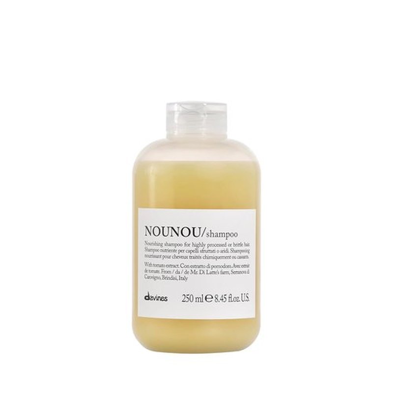 Davines NOUNOU Shampoo - Hydrating Formula for Chemically Treated Hair | Restores Softness with Tomato Extract, 8.45 Fl Oz