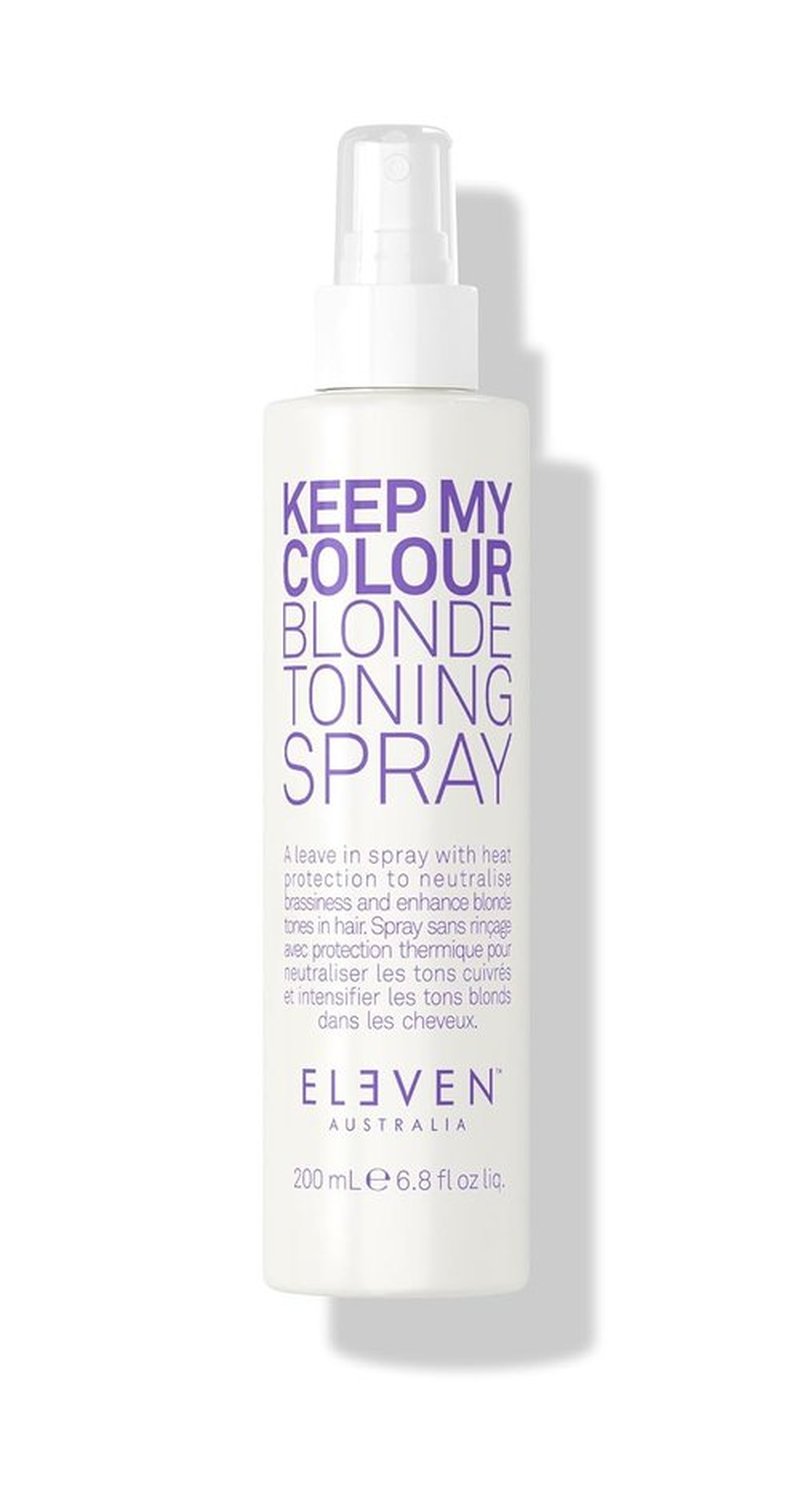 ELEVEN AUSTRALIA Keep My Colour Blonde Leave-In Toning Spray - Purple Toner for Silver & Light Blonde Hair, Reduces Brassiness, Adds Shine - 6.8 fl oz