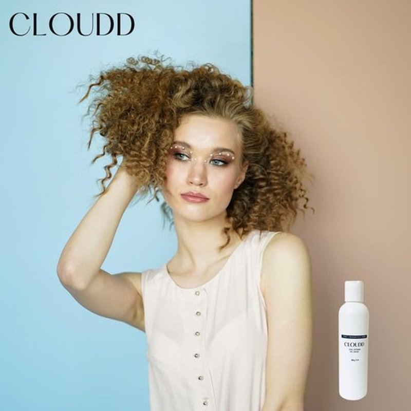 CLOUDD Curl Defining Gel Cream - Fragrance-Free & Essential Oil-Free | 8 Oz Unscented