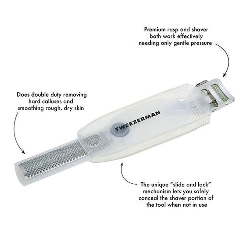 Tweezerman LTD Safety Slide Callus Shaver and Rasp