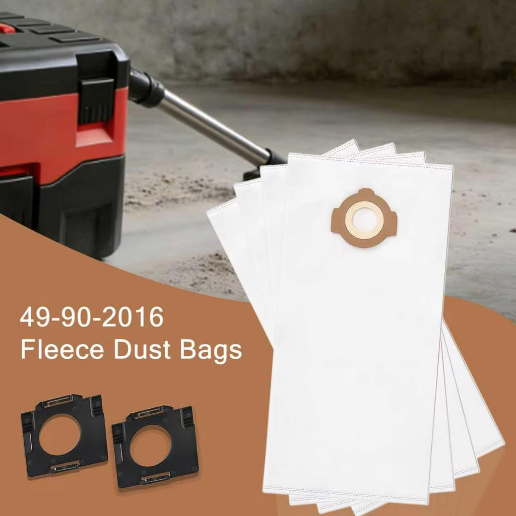 6 Pack 49-90-2016 Dust Bags for Milwaukee 0960-20 0970-20