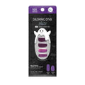 Dashing Diva Glaze Nail Strip Set - Amethysta - Long Lasting, Chip Resistant, Semi-Cured Gel Nail Strips - Halloween Gel Set - 4-Piece Manicure Kit with 32 Strips