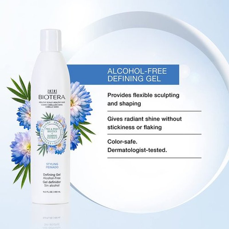 BIOTERA Styling Defining Gel - Alcohol-Free Flexible Sculpting & Shaping | Radiant Shine, No Stickiness