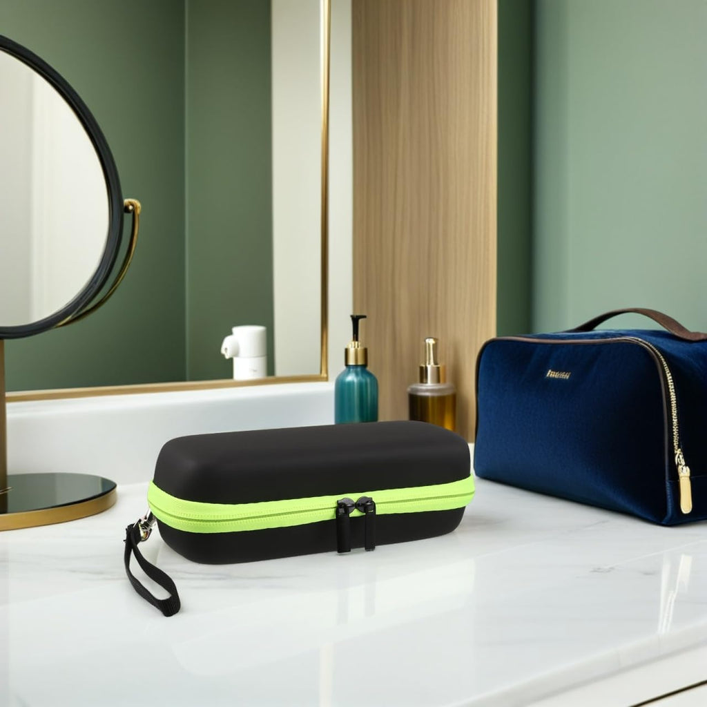SAFIGLE Hard Shell Travel Case Portable Shaver Organizer Electric Razor Carrying Bag Protective Storage Box Compatible with Philips Trimmer 8.26X2.95X2.36In
